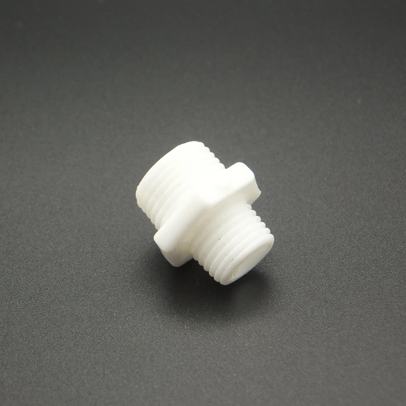 5PCS 1/8&quot BSP Male Thread Hex Nipple Union Plastic Pipe Fitting Aquarium Garden Micro Irrigation Water Connector | Обустройство