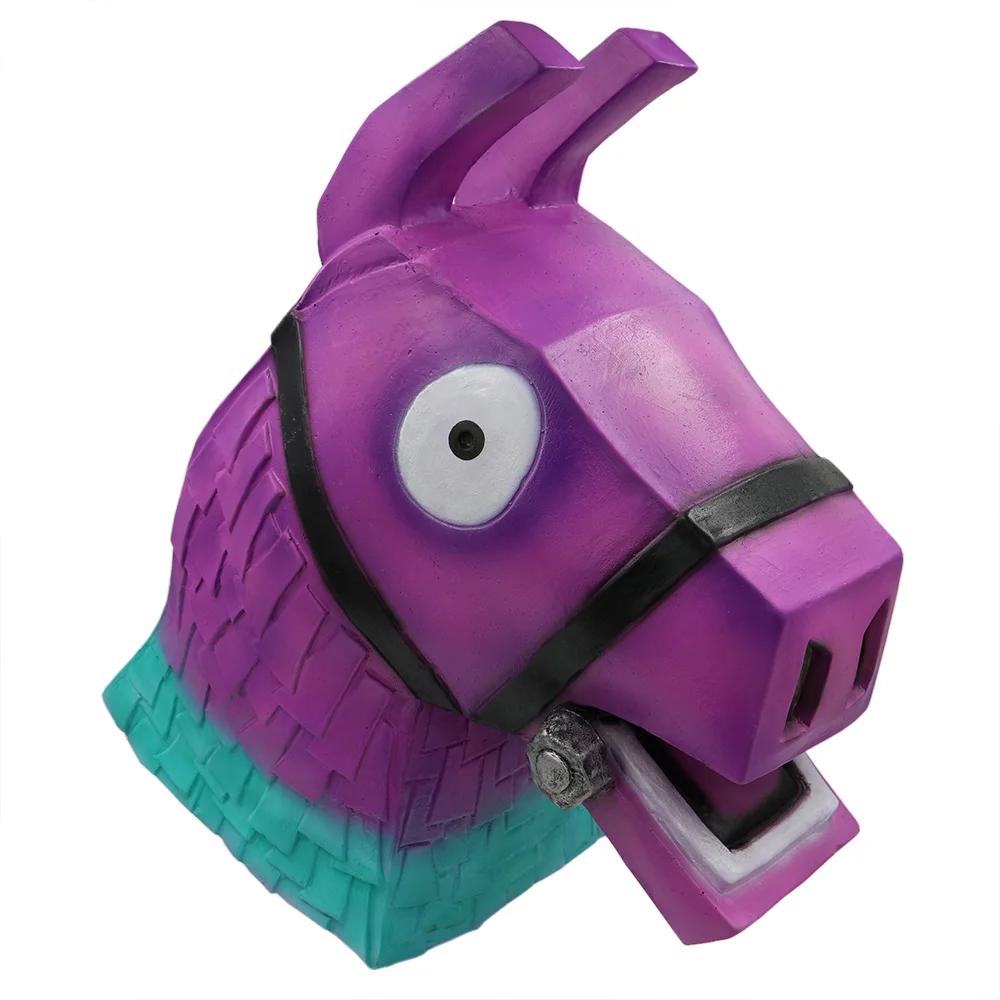 Horse Маска Омега, лиса, дрейф, рыцарь, косплей, лошадь, латексная маска, Вечерние Маски на Хэллоуин, игровой костюм, реквизит для взрослых, шлем воина, полная голова - Цвет: Horse