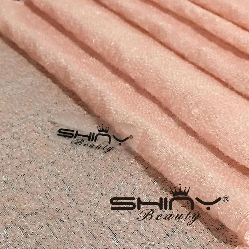 Pink ShinyBeauty, 12 футов, 4 ярдов, ткань с блестками для скатерти, льняная скатерть с блестками, скатерть для стола, Runner-Champagne-A927 - Цвет: Pink