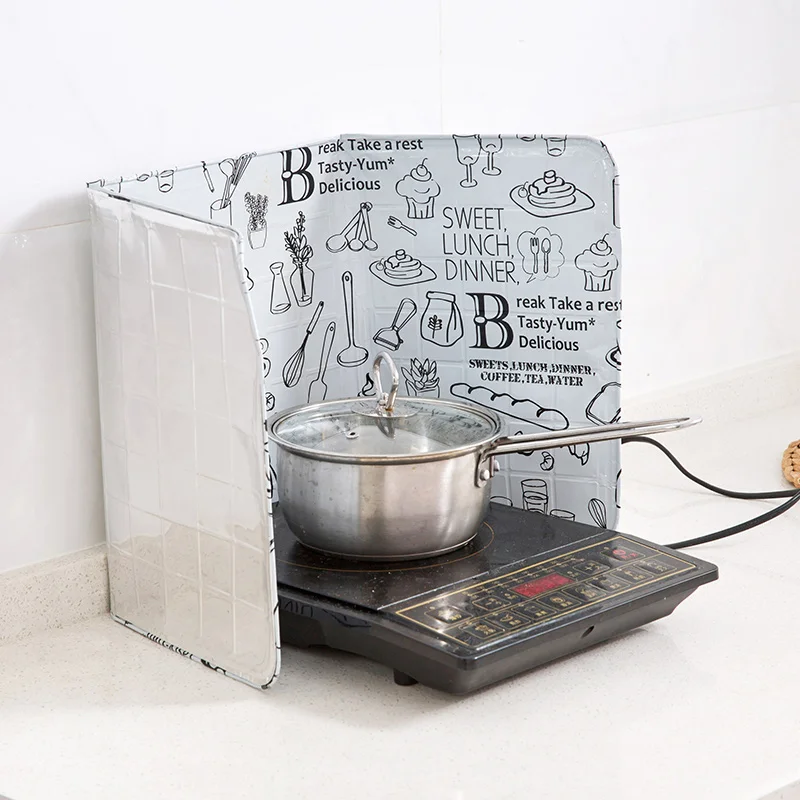 Кухня Нефти Брызговик Приготовления Крышка Анти Брызги Щит Пан нефть Удаление