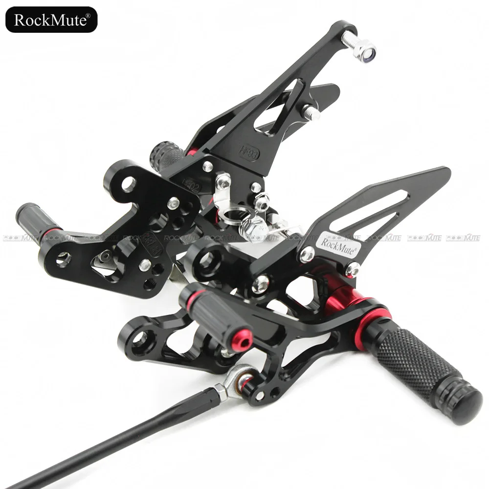 

Motorcycle Rearsets For Yamaha FZ1 2006-2016/FZ8 2010-2013 Non-ABS Adjustable Footrest Shift Lever Brake Pedal Foot Peg Rear Set