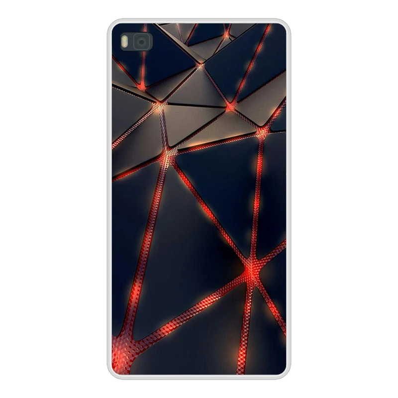 Чехол для Huawei P8 мягкий силиконовый чехол из ТПУ с крутым рисунком телефона P 8 GRA L09