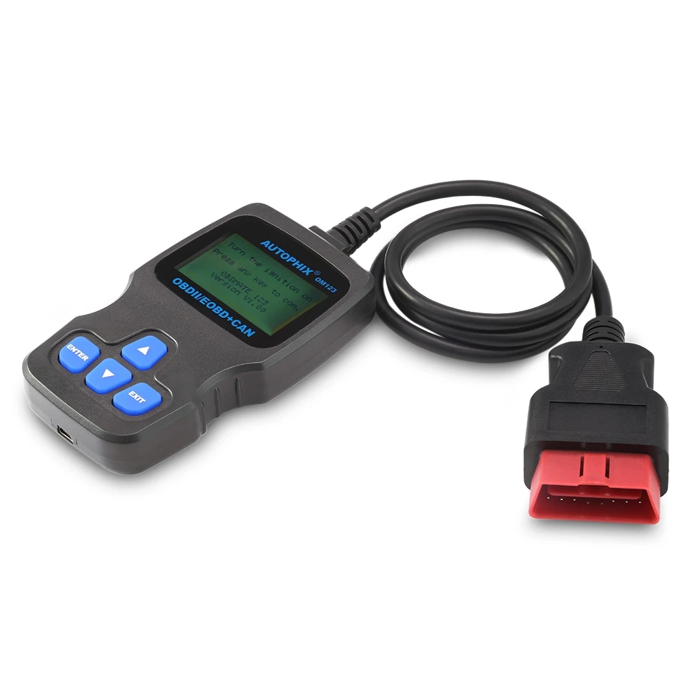 Бесплатная доставка AUTOPHIX OBDMATE OM123 OBD код сканер II/EOBD + может автомобиля