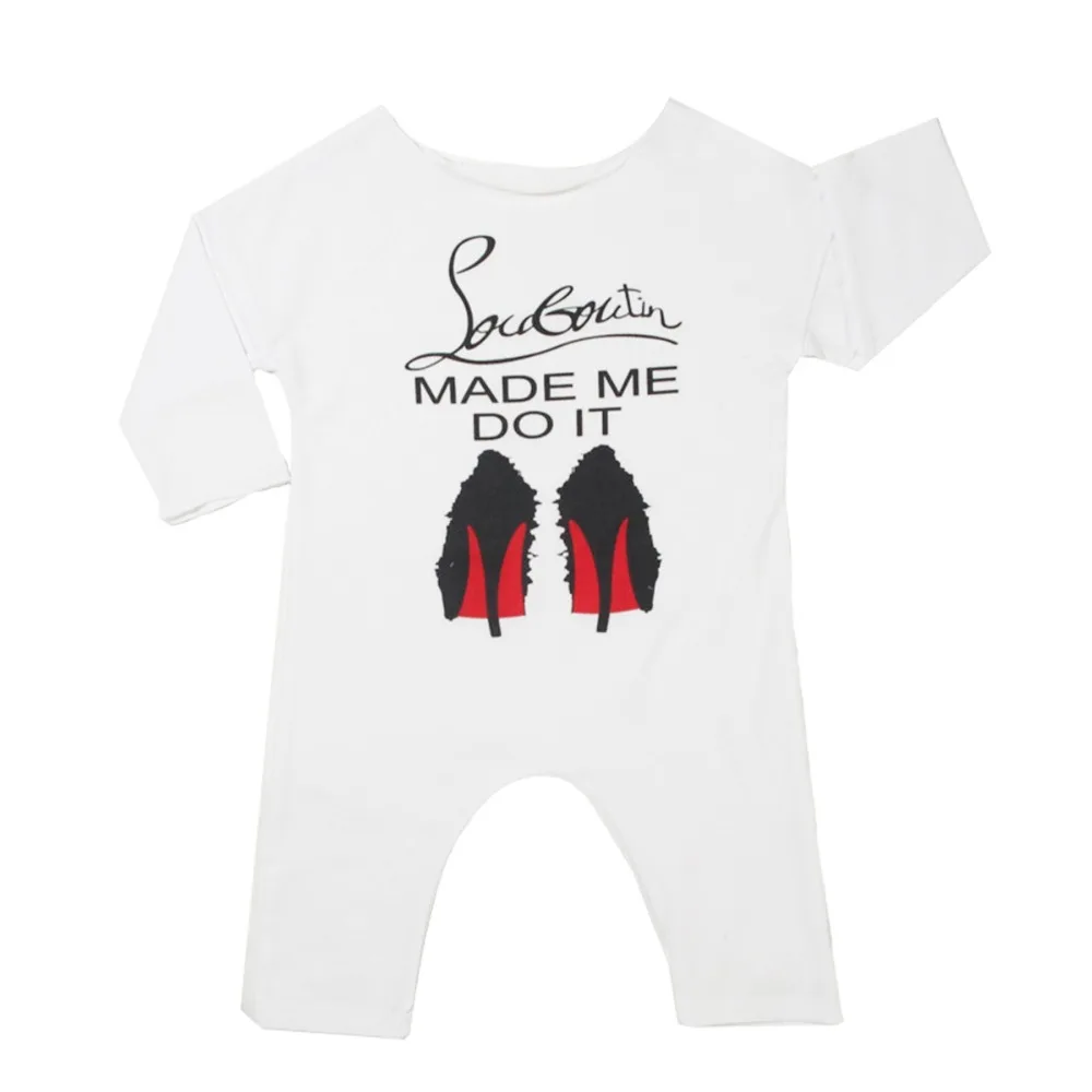 Комбинезон детский с длинным рукавом на высоких каблуках возраст 0 18 месяцев|romper