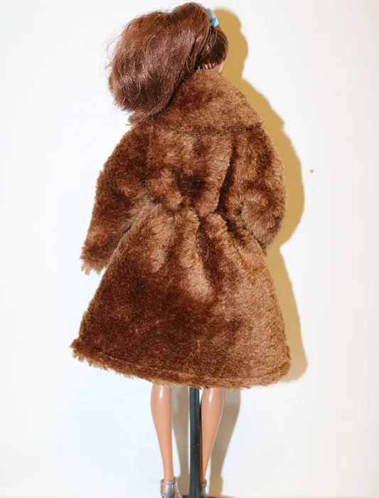 Высокое качество модная одежда ручной работы платья для выращивания коричневое