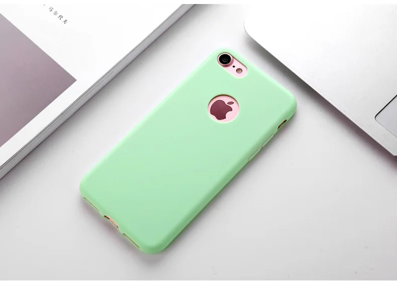 Силиконовые чехлы карамельных цветов для iPhone 12 Mini мягкий чехол из ТПУ 11 Pro 8 7 6s Plus XR