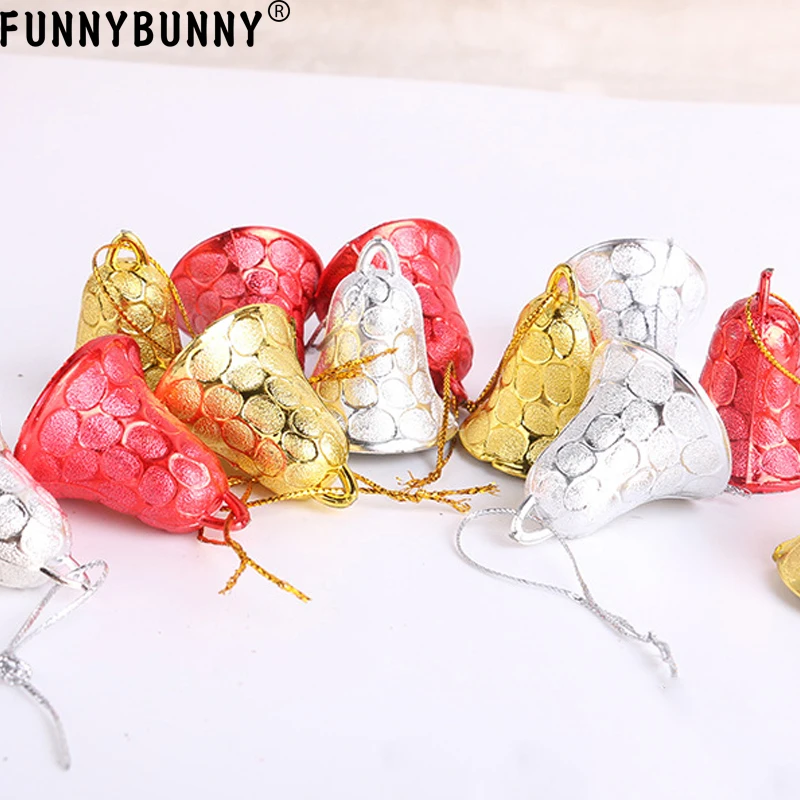 FUNNYBUNNY 12 шт Рождественский колокольчик кулон украшения сотовые колокольчики
