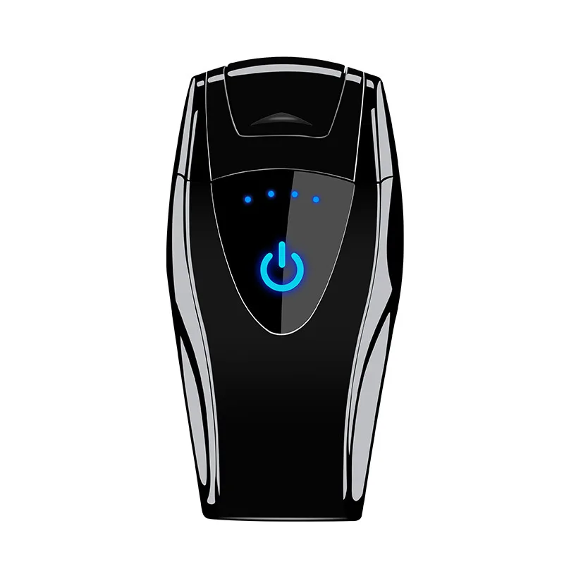 Новинка сенсорная Индукционная Электронная зажигалка USB зарядка двойная дуга