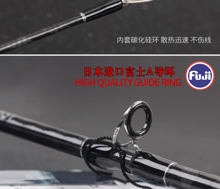 Япония Полный Fuji части MADMOUSE медленная отжимная Удочка 1,9 м PE 3-5 вес приманки 80-350 г 15 кг Спиннинг/Литье океанская лодка удочка