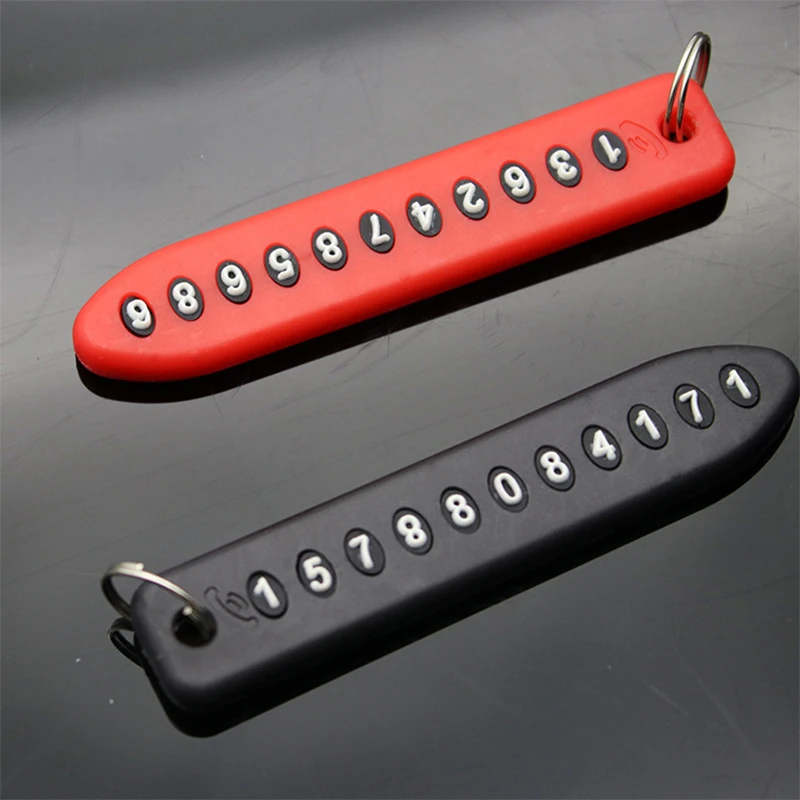 OVERE 1 шт. автомобильный брелок с табличкой номером телефона для Mercedes Alfa Romeo Fiat 500 BMW