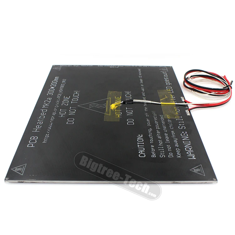 MK2A 300*200*3 0 мм RAMPS 1 4 PCB heatкровать MK3 для 3D принтера 3D0280|Детали и аксессуары