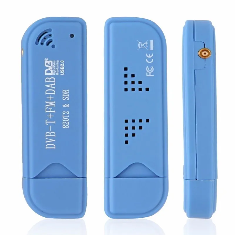 USB 2,0 цифровой DVB-T SDR+ DAB+ FM HD ТВ тюнер приемник палка RTL2832U+ R820T2
