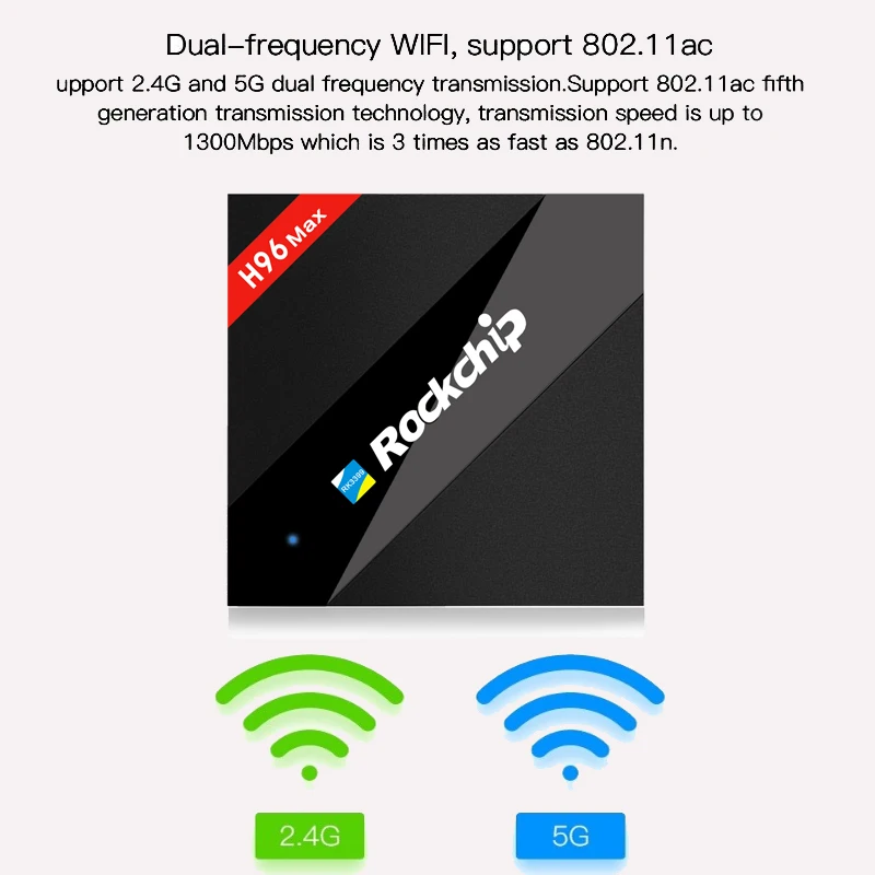 H96 Max 4 ГБ 32 ГБ RK3399 шесть ядер Android 7,1 tv Box 2,4G 5,8G двойной WiFi H.265 BT4.0 4K 2K USB3.0 1000M LAN type-c медиаплеер