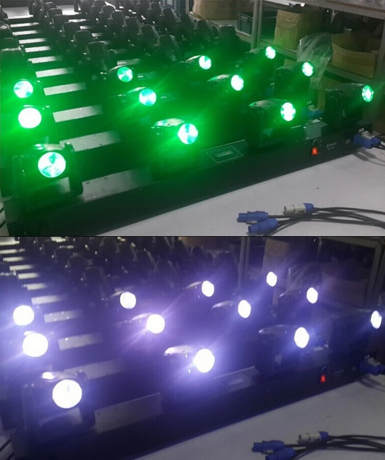 4 шт./4X10W 4-головый прожектор с движущейся головкой + Корпус для полета RGBW в 1 dmx512