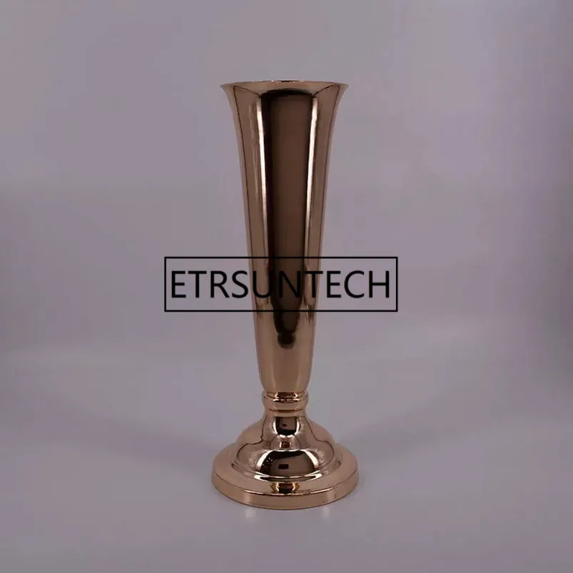 

50cm 60cm Metal Vase Gold Table Wedding Centerpiece Event Road Lead Flower Rack For Home Decoration 10 PCS/ Lot