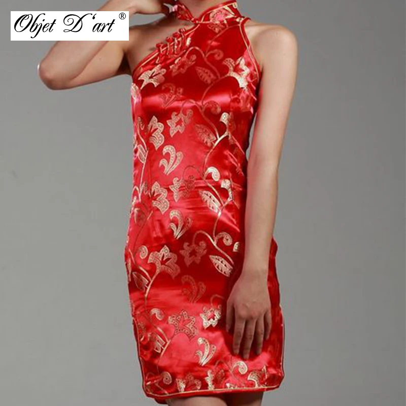 Оптовая продажа сексуальное великолепное винтажное китайское платье женское