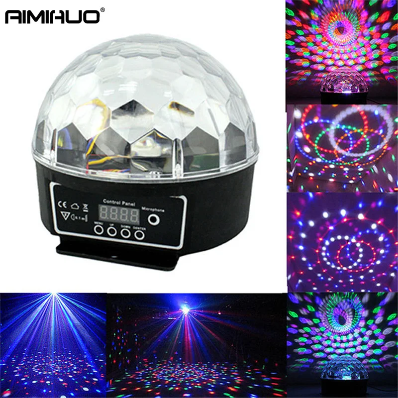 Aimihuo RGB DMX512 цифровой кристалл магический шар свет этапа проектор Эффект