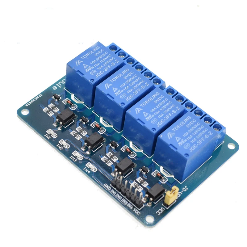 Релейный модуль 5 в 1 2 4 6 8 каналов с оптроном релейный выход для arduino|Аксессуары