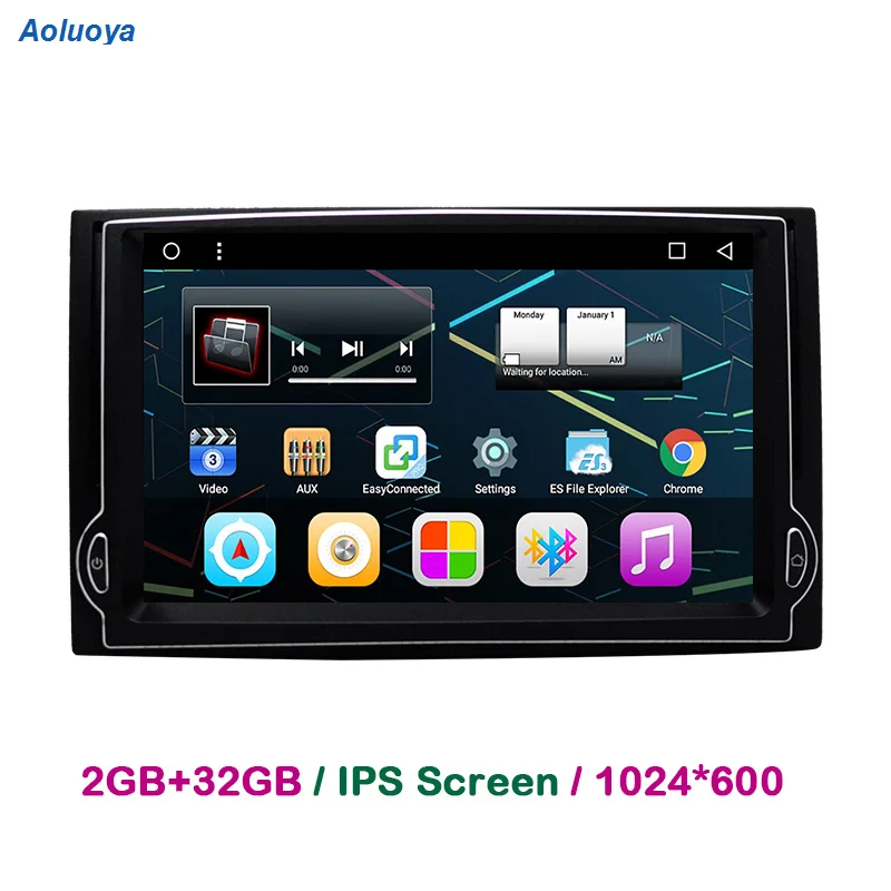 Aoluoya IPS RAM 2 ГБ + 32 Android 7 1 автомобильный dvd-плеер для Hyundai H1 2007-2010 2011 2012 радио GPS