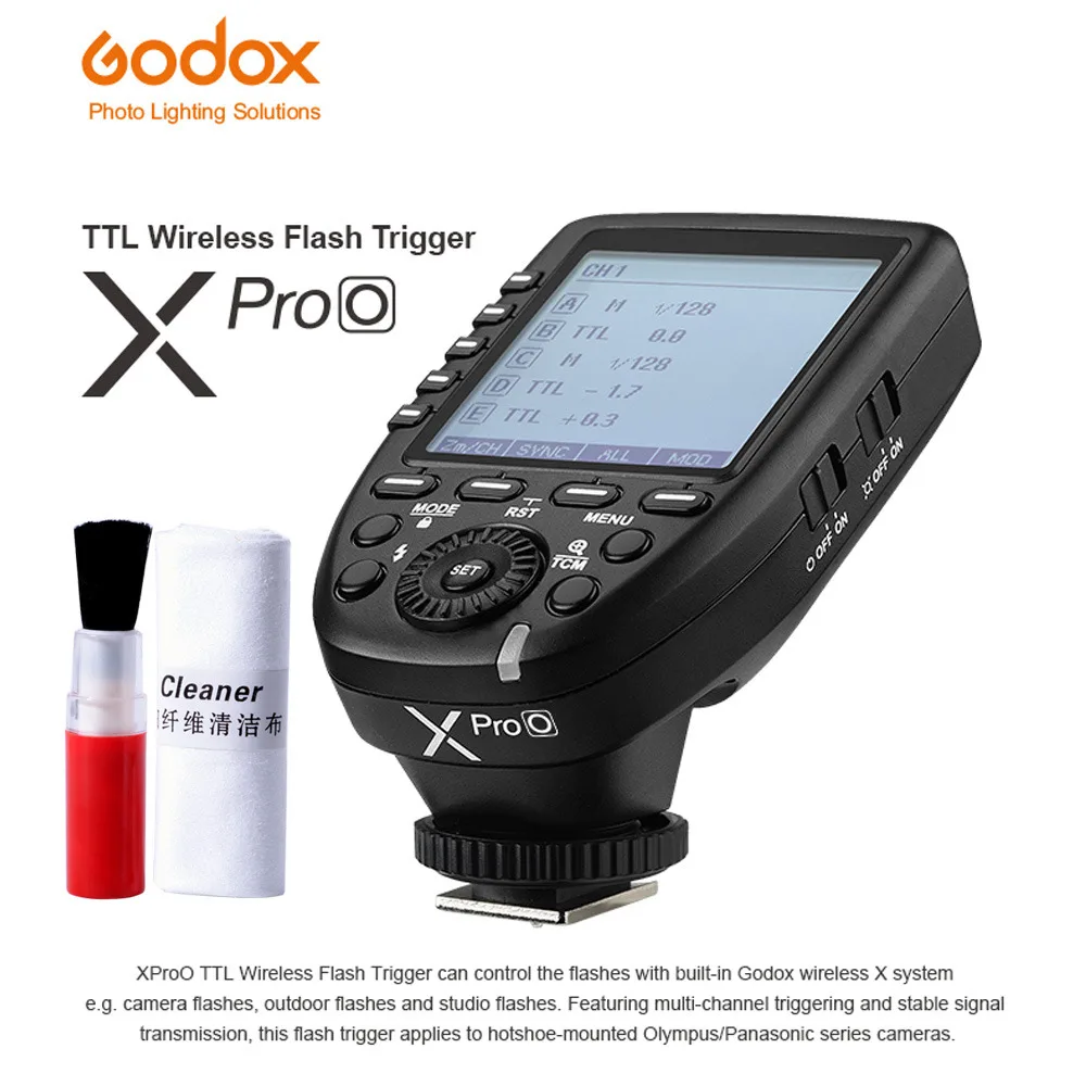 Xpro-O Godox 2,4G HSS ttl Xpro-C/F/N/O/P/S камера Вспышка Speedlite передатчик триггер для Canon Nikon Fuji sony Pentax Olympus Lumix - Цвет: Xpro-O