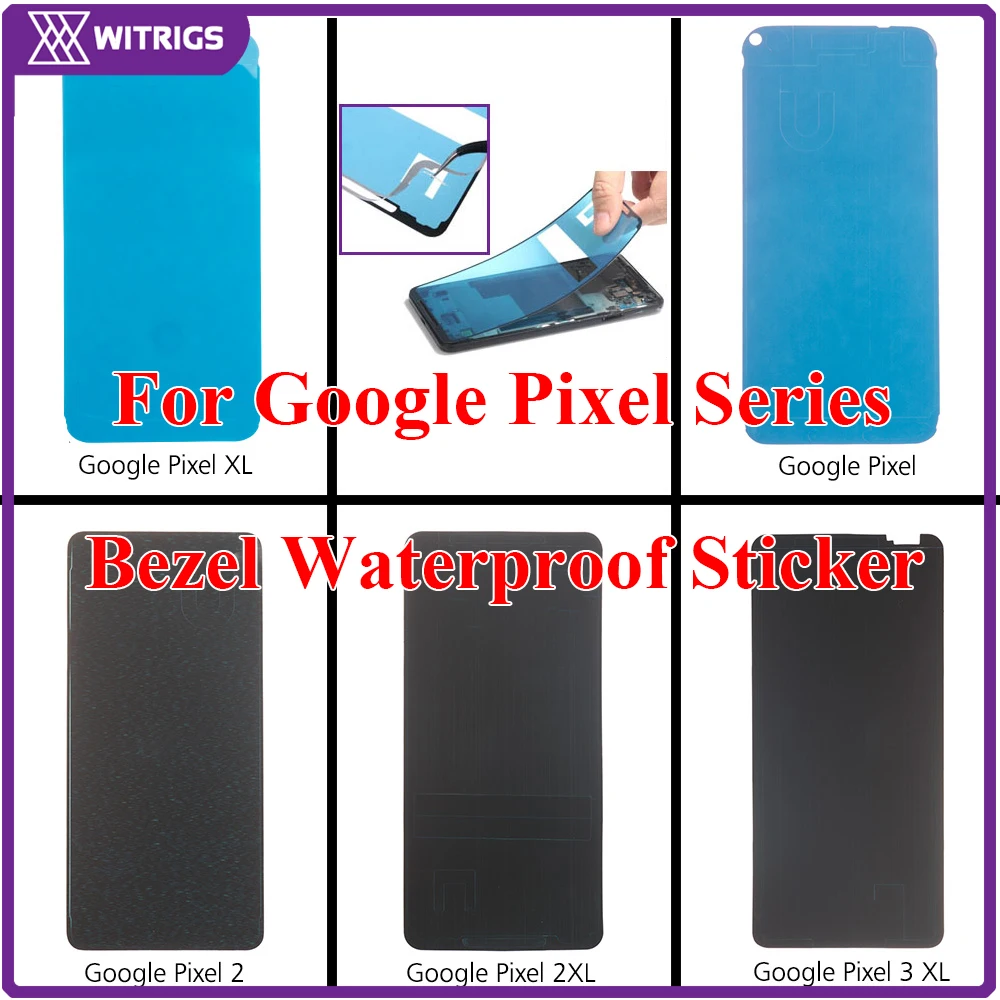 Witrigs рамка Водонепроницаемая наклейка клейкая Полоса для Google Pixel 3 XL/3/2 XL/XL