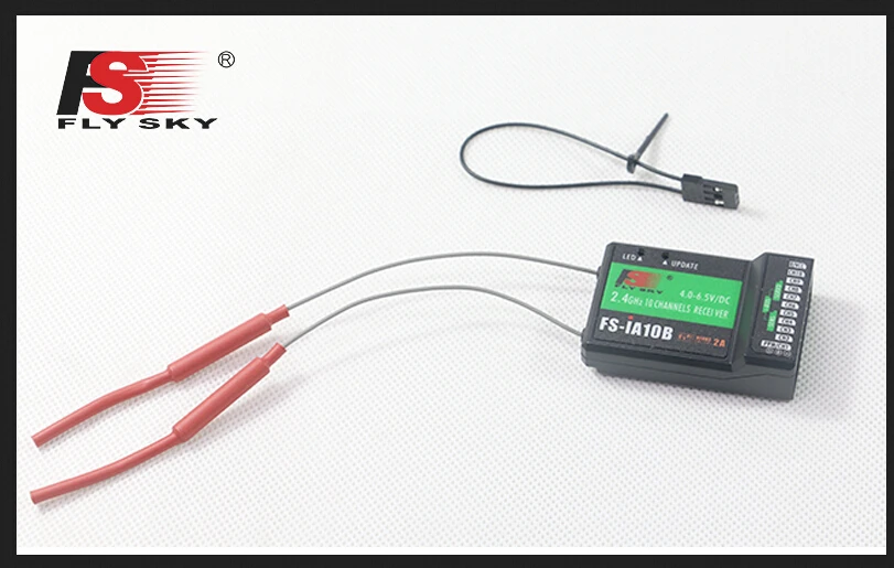 

1 Piece Original Flysky FS-IA10B FS IA10B 10ch Receiver for Transmitter FS-I10 FS-I6S FPV RC Helicopters Plane Quadcopter drone