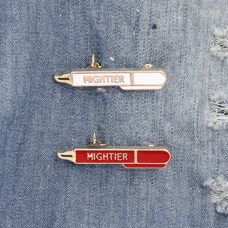 Оригинальные булавки для ручек мужской костюм брошь креативные разноцветные