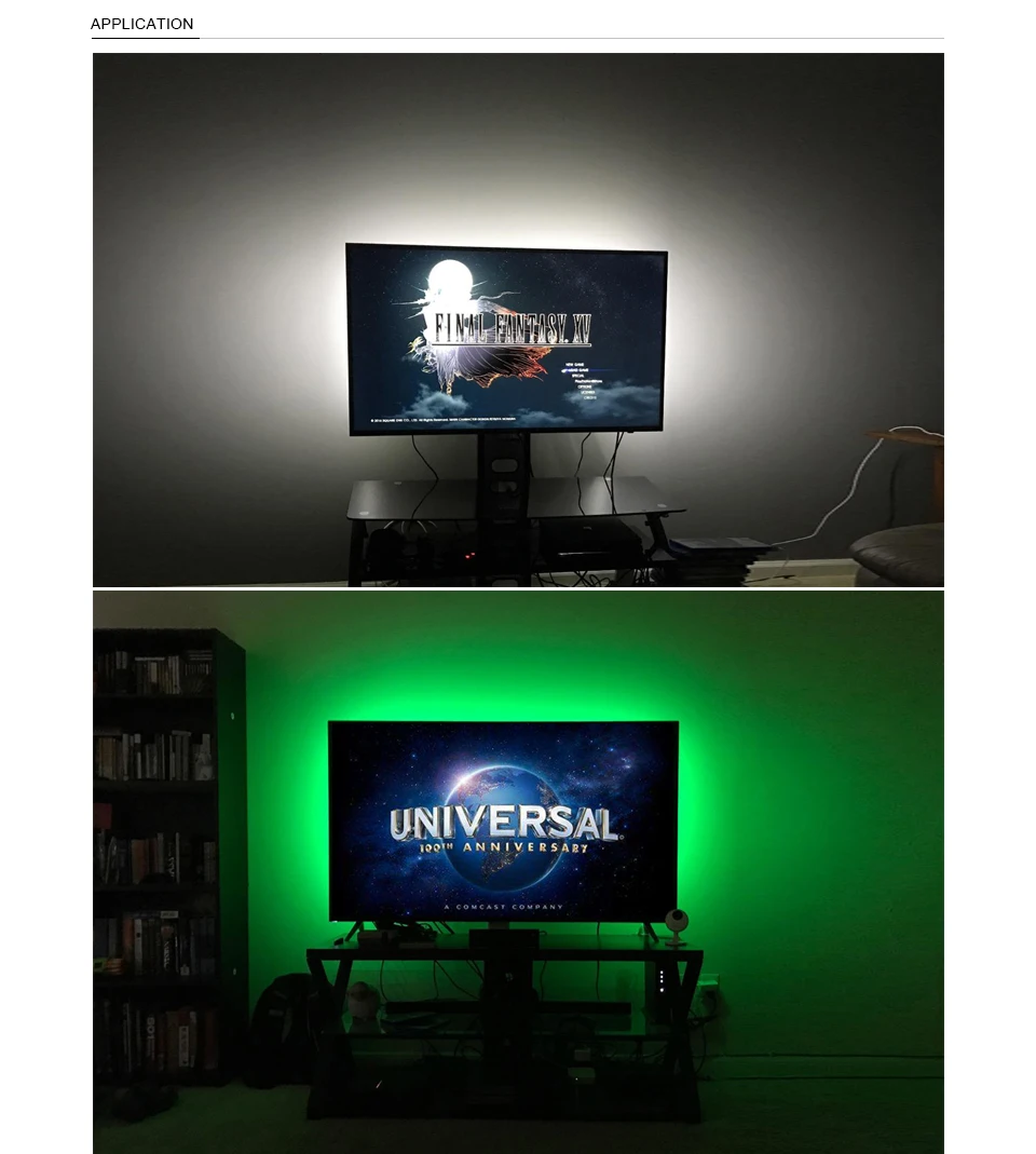 Светодиодная лента RGB с подсветкой для телевизора, 5050, водонепроницаемая, 5 В, USB, светодиодный, лента, смещенное освещение для HD ТВ-экрана, настольный ЖК-монитор для ПК, Декор