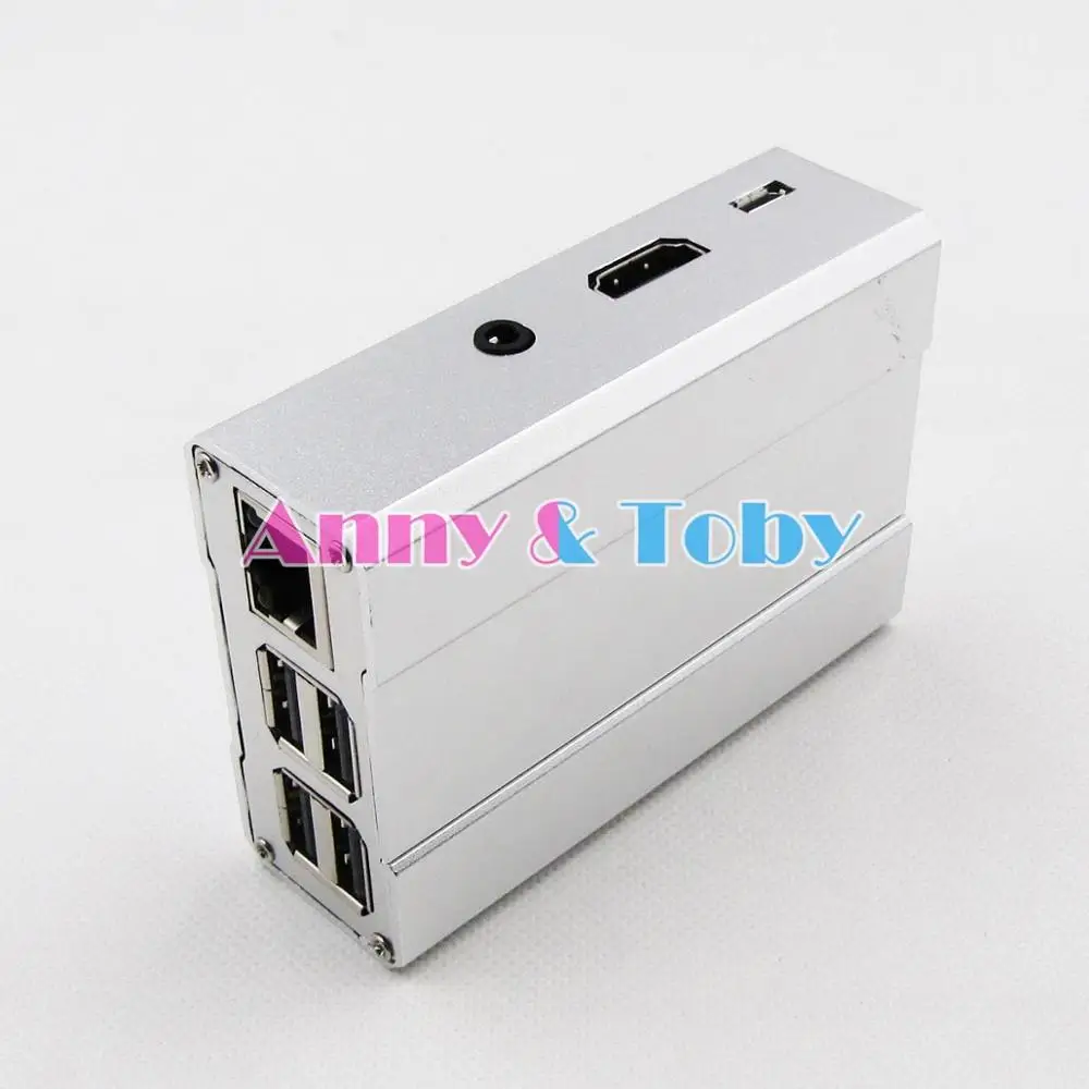 Серебряный алюминиевый чехол B62 металлический для Raspberry berrypi 3 model B + plus 2B корпус