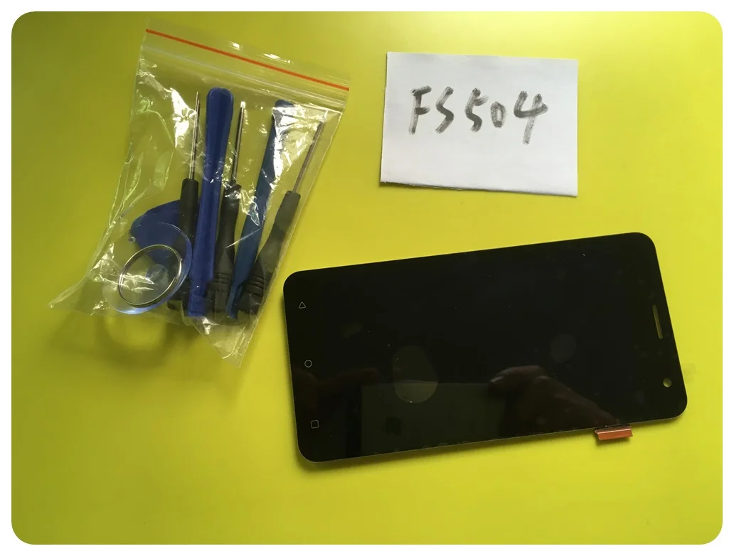 FS 504 запасные части панели дигитайзера для Fly Cirrus 2 FS504 Touch + экран ЖК дисплея в сборе