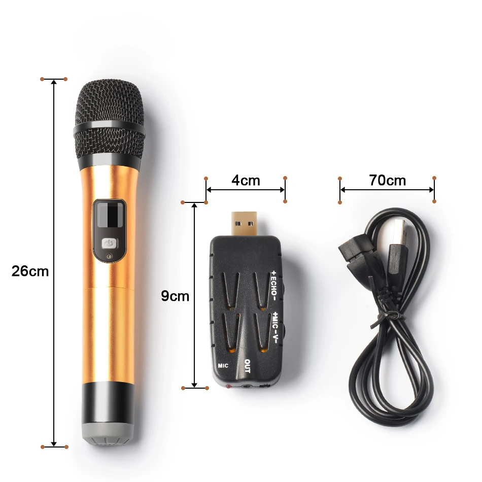 KEXU 2 шт. TP-WIRELESS двухканальный USB беспроводной микрофон для караоке конференции