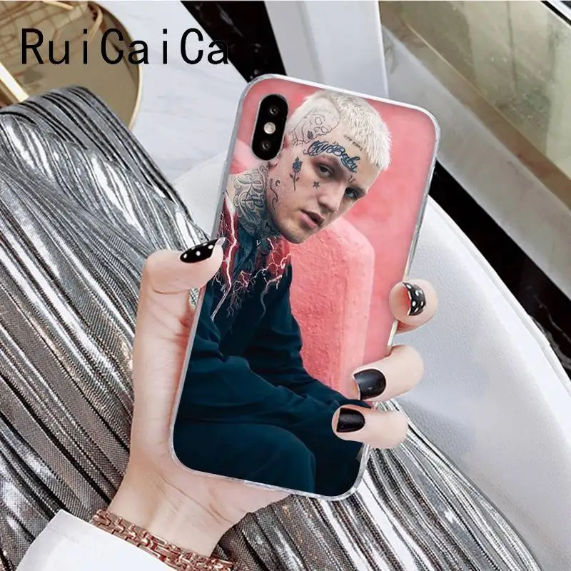 RuiCaiCa Lil Peep популярное эстетическое забавное искусство модный телефон для iPhone8 7 6 6S Plus X XSMAX 5 5S SE XR 10 11 11pro 11promax