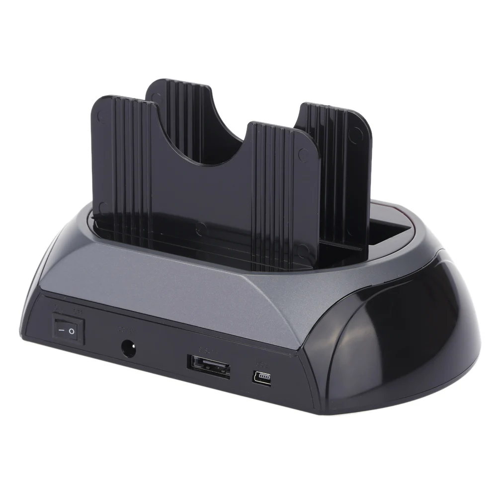 ЕС/США 2," 3,5" SATA/IDE HDD чехол 2-Dock Dual Bay жесткий диск Док-станция e-SATA кард-ридер концентратор USB корпус Hdd корпус