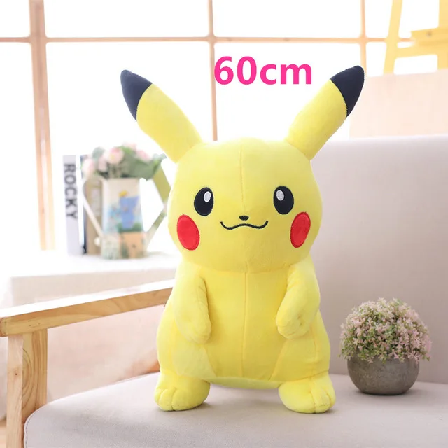 60cm boy 30-65 см новые Мультяшные плюшевые игрушки Пикачу, детская коллекция, кукла Пикачу, мягкая плюшевая подушка в виде животного для детей, Рождественский подарок - Цвет: 60cm boy