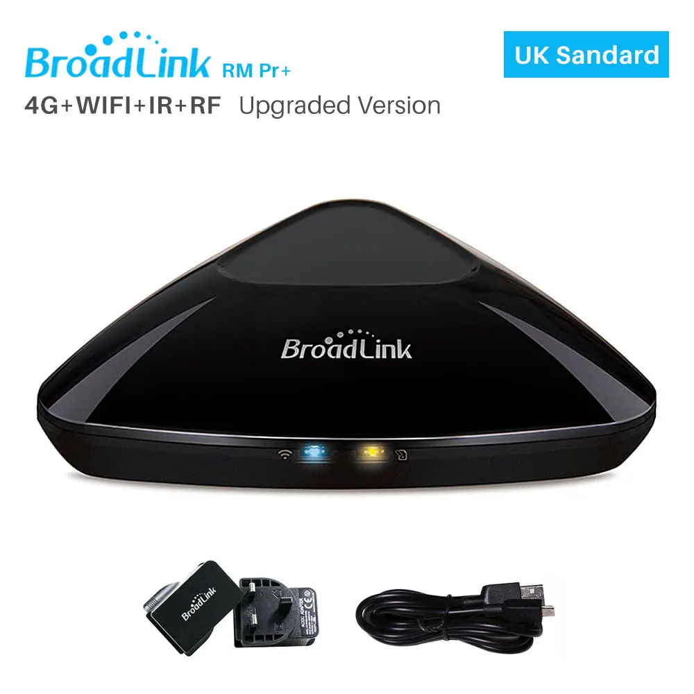 Broadlink RM Pro+ Универсальный Интеллектуальный пульт дистанционного управления, работающий с Alexa через приложение для управления смартфоном, автоматизация умного дома - Цвет: RM Pro UK