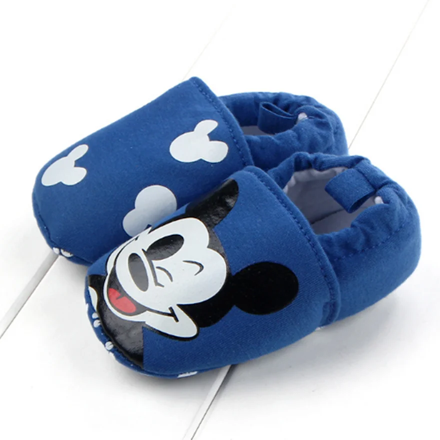 Удобная обувь для новорожденных малышей с Минни Scarpe мягкая подошва Chaussure Mickey