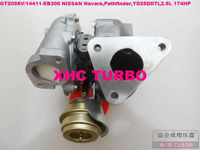 Турбокомпрессор GT2056V 751243-5002S 14411-EB300 для NISSAN Navara Pathfinder 2.5DI QW25/YD25DDTI 2.5L 174HP 2005-Новинка |