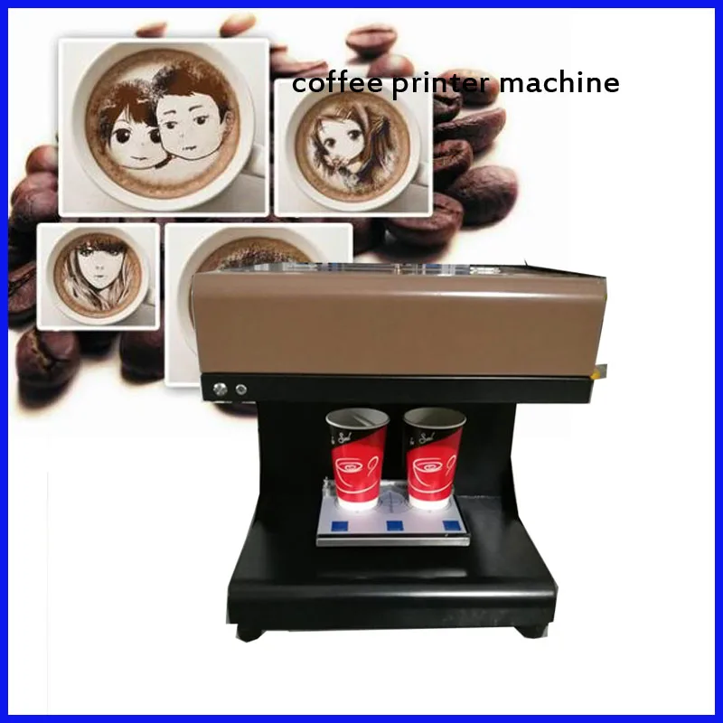 Кофейный фотопринтер 110 240 В б/у кофемашина селфи с четырьмя цветами|machine machine|machine