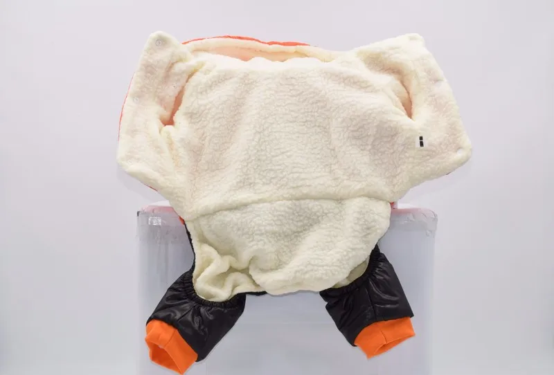 Золотисто-зеленые цвета, размеры S-xxl, четыре ноги, теплая одежда для домашних животных с блестящими зеркальными наклейками, вышитый комбинезон для собак, зимняя одежда для собак