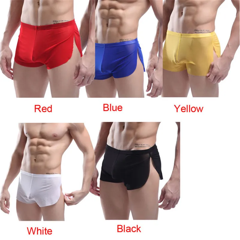 Мужское нижнее белье Wonderjock с мешочком для пениса, дышащее Прозрачное нижнее белье для плавания