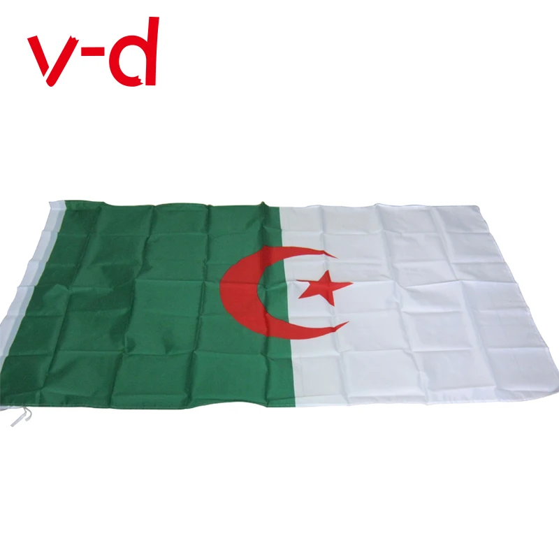 Бесплатная доставка xvggdg 90x150 см Флаг Алжира Национальный флаг баннер офисный