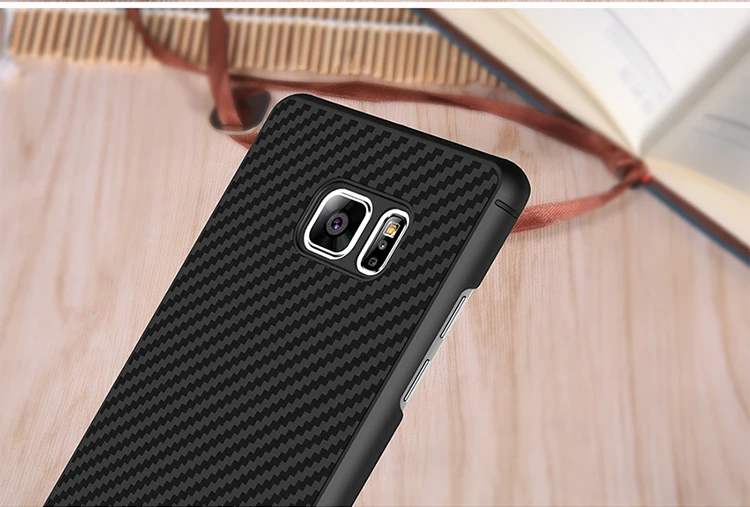 Чехол NILLKIN из синтетического углеродного волокна для телефона samsung Galaxy Note Fan Edition Мягкий противоударный чехол для Galaxy Note fe Capa