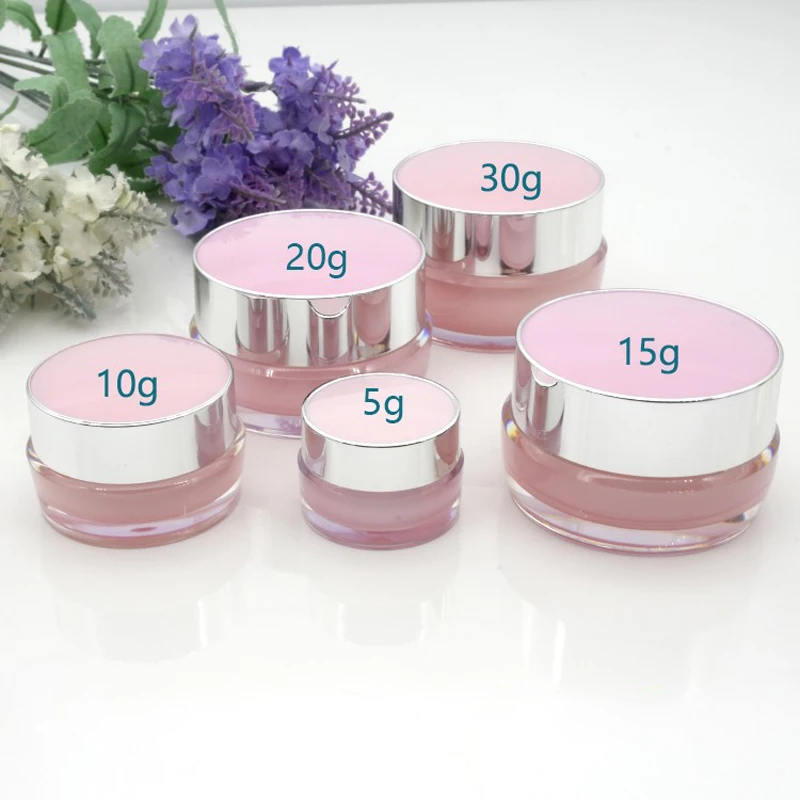 5g 10g 1 Акриловые Пластиковые Многоразовые Бутылки пустые бутылки бутылочки