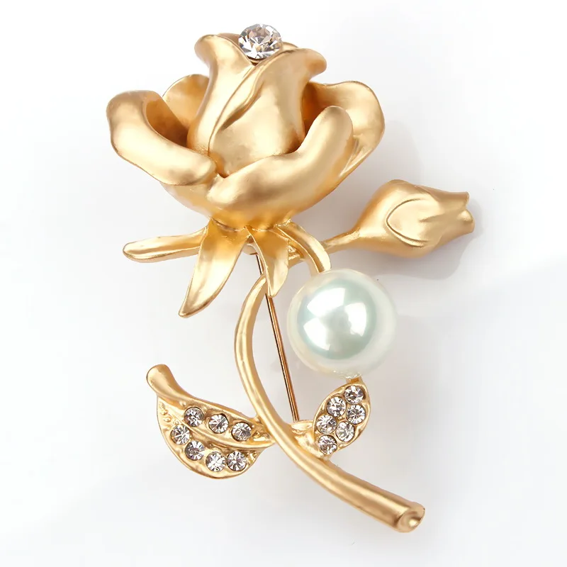 Новый стильный металлический брикет со стразами и искусственным жемчугом для