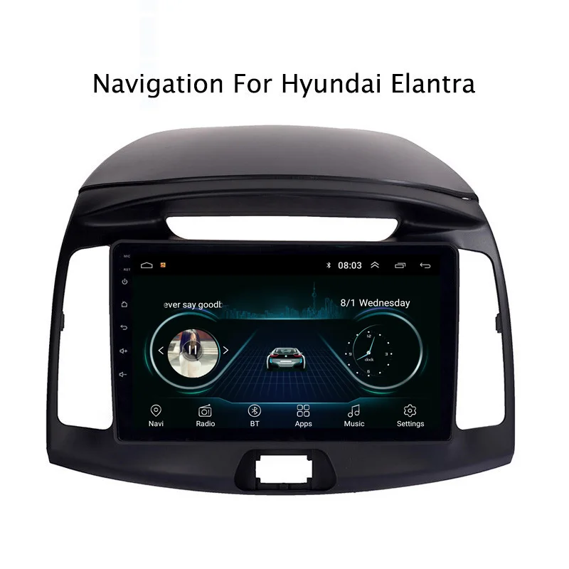 9 &quot2.5D IPS Android 8 1 автомобильный DVD GPS для Hyundai Elantra 2011 2012 2013 2014 2015 2016 Радио стерео