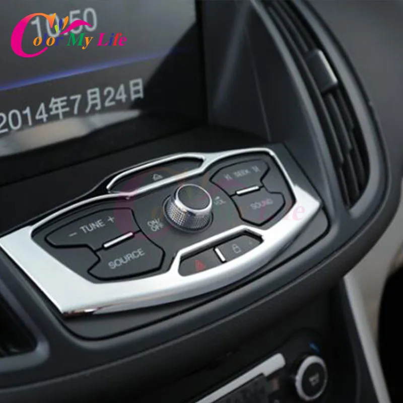 Хромированные наклейки для консоли Ford Kuga Escape 2013 2014 2015 | Автомобили и мотоциклы
