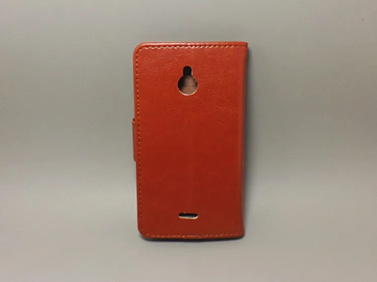 Чехол-Кошелек Crazy horse с двумя картами и 2 слотами для карт Nokia X2 Dual SIM X2DS | Мобильные