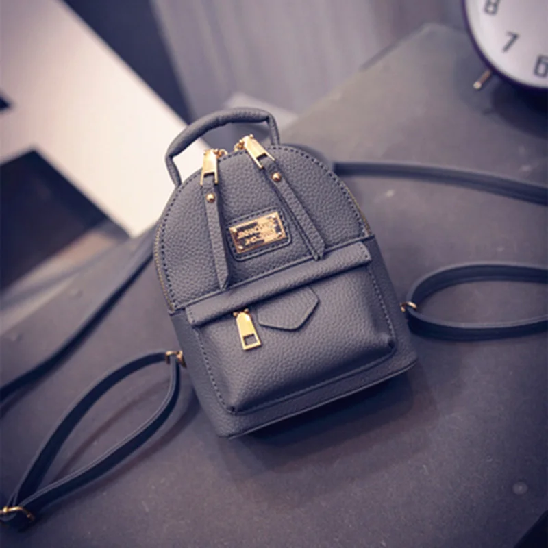 Qiaodi Дамские туфли из pu искусственной кожи рюкзак небольшой довольно сумка Bolsas