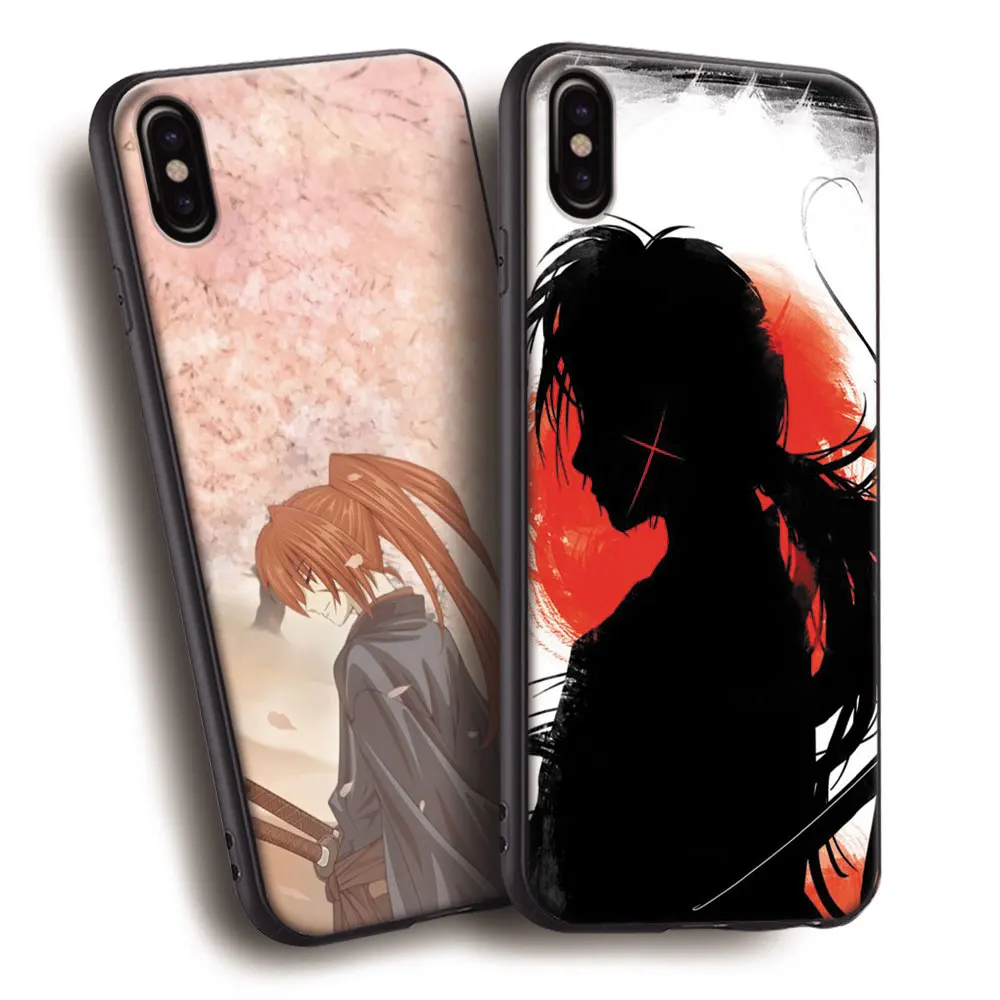 Мягкий силиконовый чехол для телефона Rurouni Kenshin Himura Apple iPhone 5 5s SE 6 6s 7 8 Plus X 10|Бамперы|