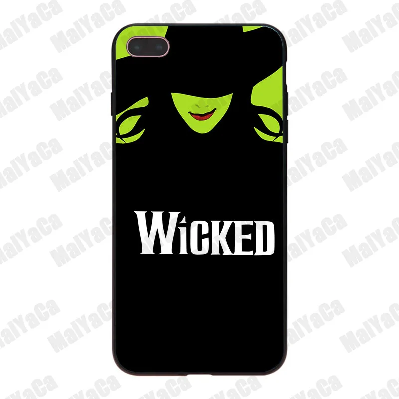 MaiYaCa Broadway Musical Wicked Lyrics Красочный милый мягкий чехол для телефона iPhone 8 7 6 6S Plus X 10 5 5S